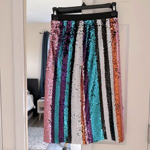 NWT Sequin Pencil Skirt